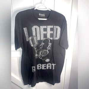 Rawyalty I Need A Beat Men’s Size L t- shirt